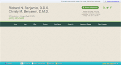 Desktop Screenshot of benjaminsfamilydentistry.com