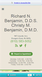 Mobile Screenshot of benjaminsfamilydentistry.com